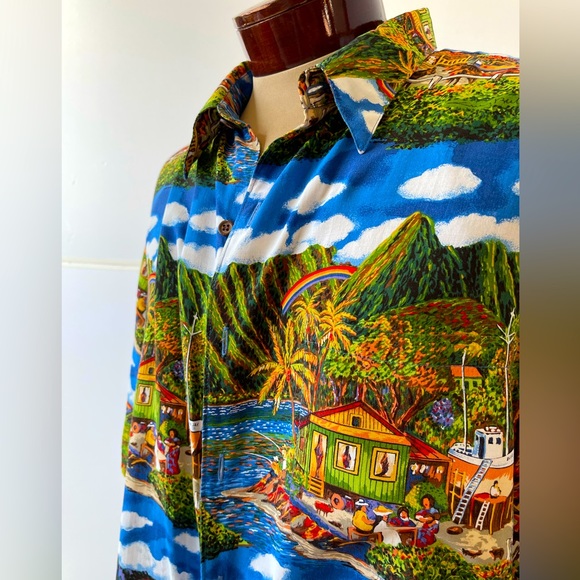 Reyn Spooner Men’s Hawaiian Shirt - Picture 5 of 14